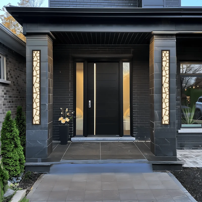 Moderne udendørs LED-væglampe til stilfuld belysning