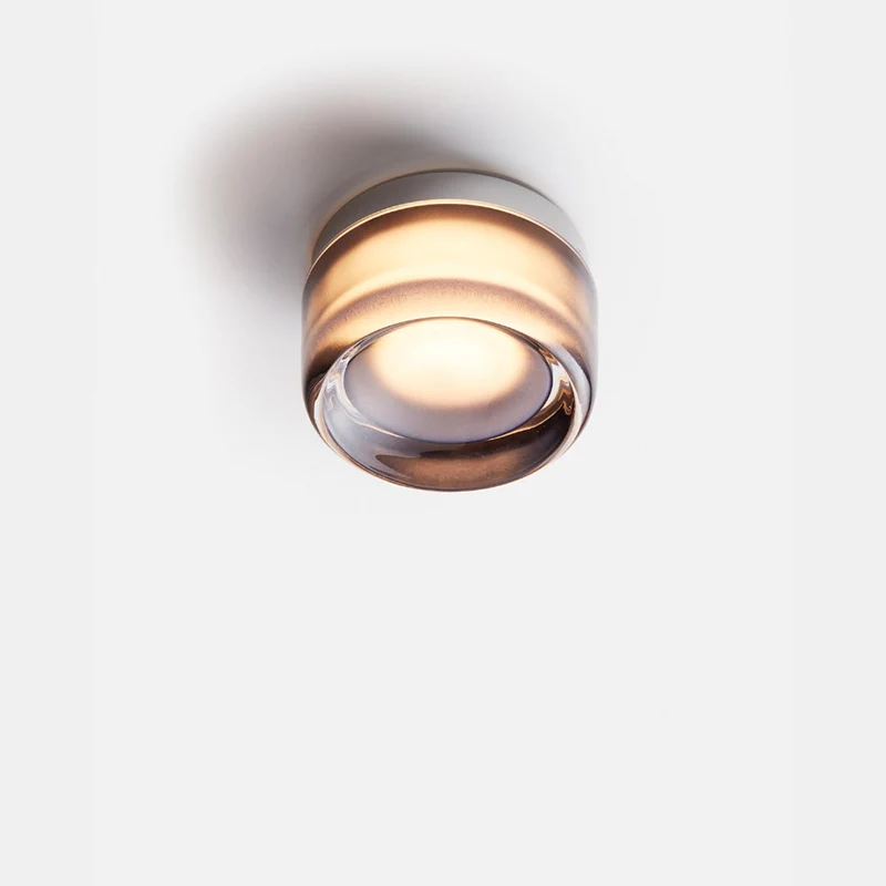 Moderne Rund Væglampe i Akryl med LED - Energibesparende