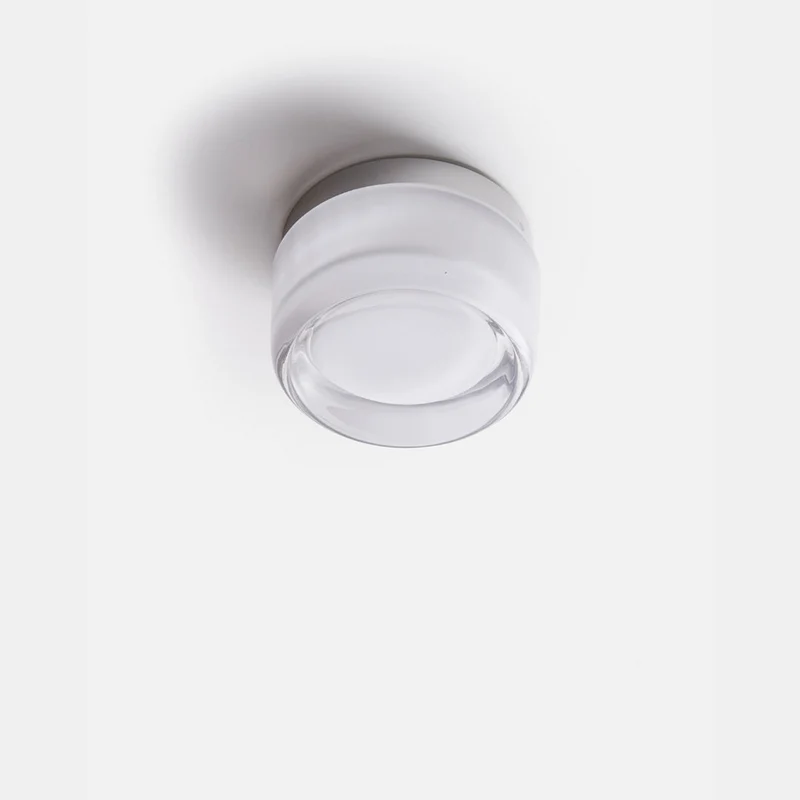 Moderne Rund Væglampe i Akryl med LED - Energibesparende
