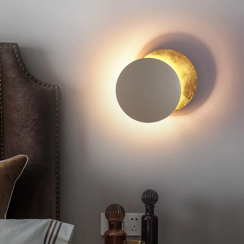 Minimalistisk LED Væglampe med Blødt Fokuslys