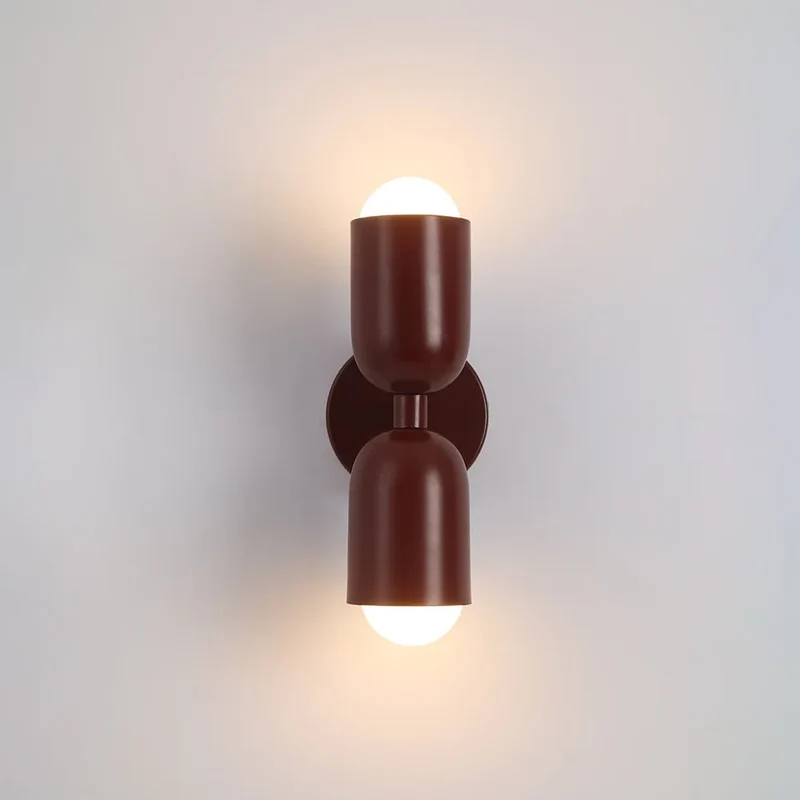 Elegant Væglampe i Metal med Energibesparende LED