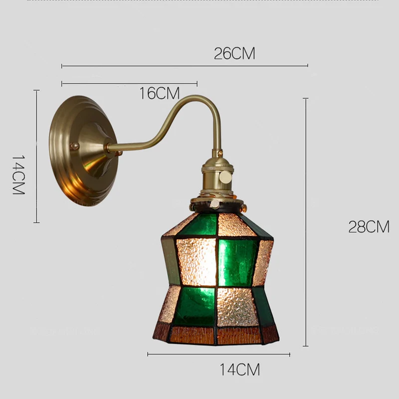 Væglampe med Vintage Glas – Stilfuld og Stemningsfuld Belysning