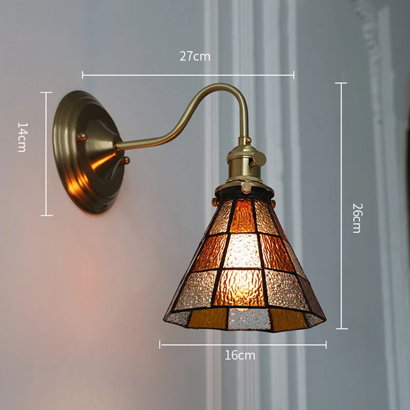 Væglampe med Vintage Glas – Stilfuld og Stemningsfuld Belysning