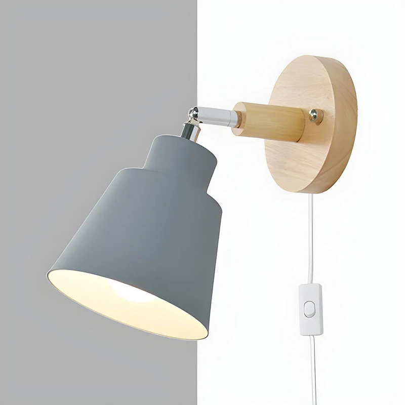 Elegant Væglampe i Træ til Hygge og Moderne Stil