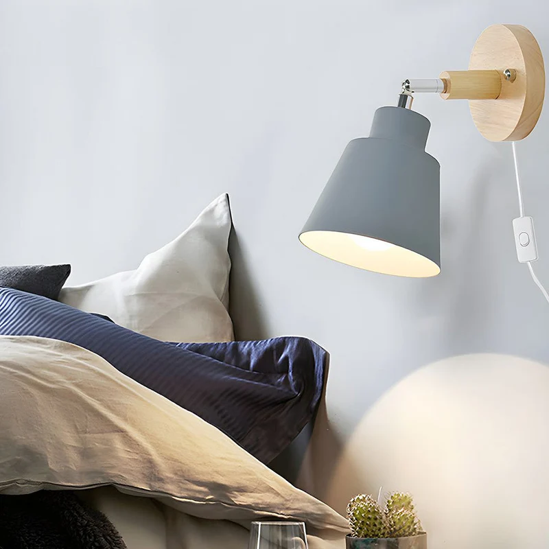 Elegant Væglampe i Træ til Hygge og Moderne Stil