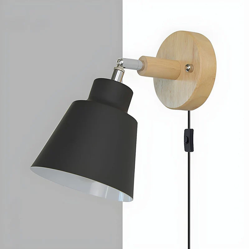Elegant Væglampe i Træ til Hygge og Moderne Stil