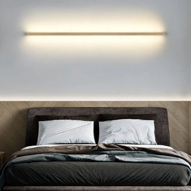 Stilren Væglampe i Træ med LED for Hygge og Stil