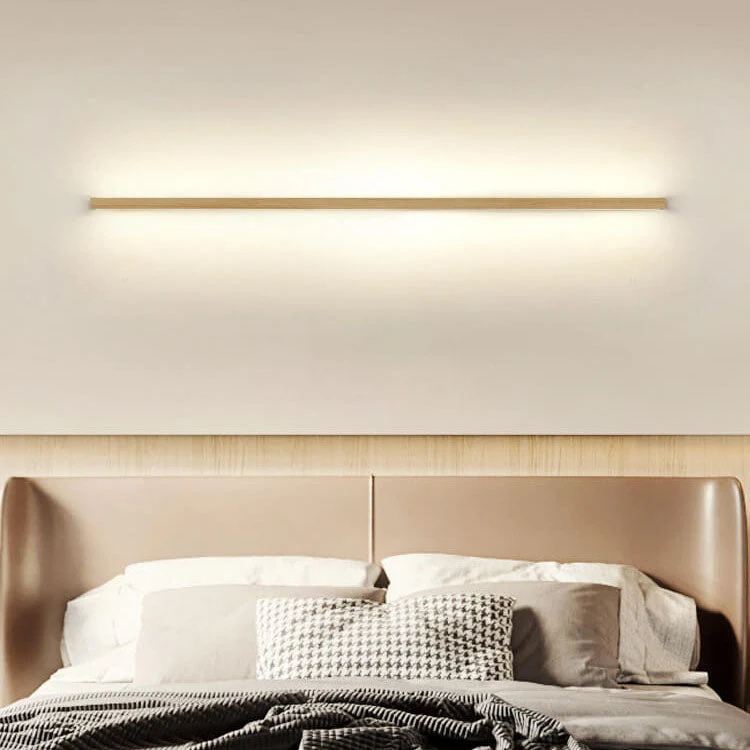 Stilren Væglampe i Træ med LED for Hygge og Stil