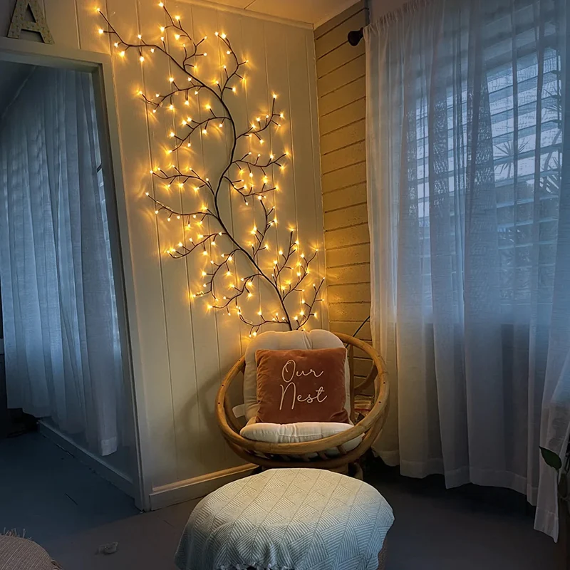 LED Væglamper til Naturlig Julehygge og Stemningsbelysning