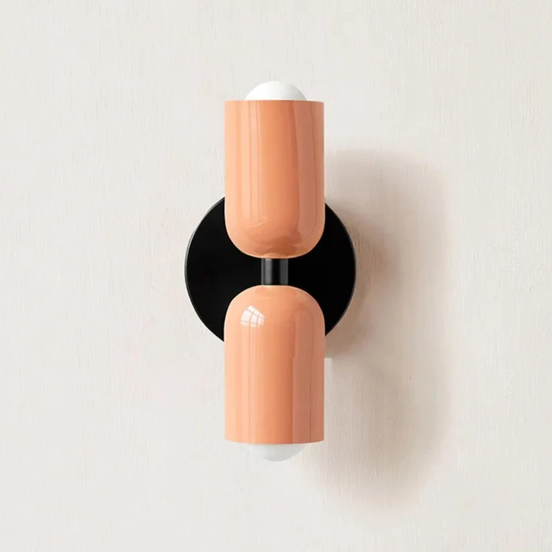 Moderne Glas Væglampe med Dobbelt Lampeskærm - Elegant Belysning