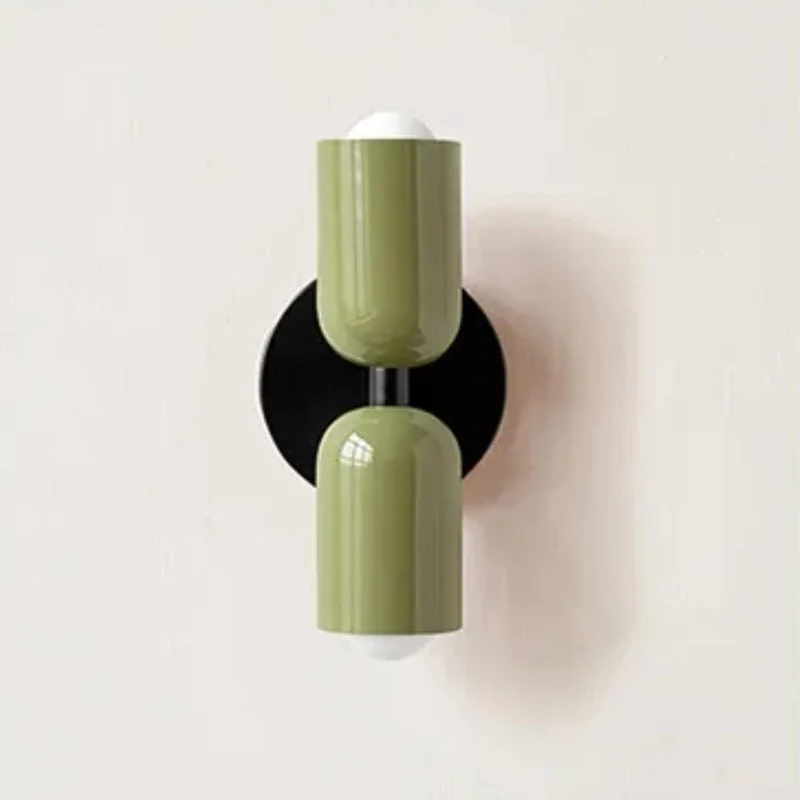 Moderne Glas Væglampe med Dobbelt Lampeskærm - Elegant Belysning