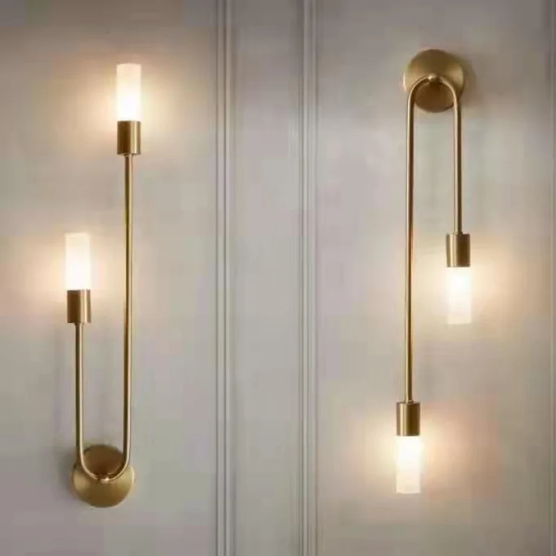Stilfulde LED Væglamper med Moderne Dobbelt Rørdesign