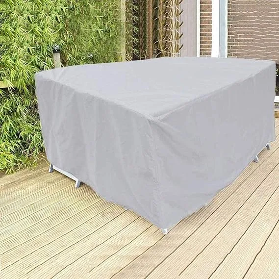 Vandtæt Havemøbelovertræk i Sort Polyester - Holdbar Beskyttelse