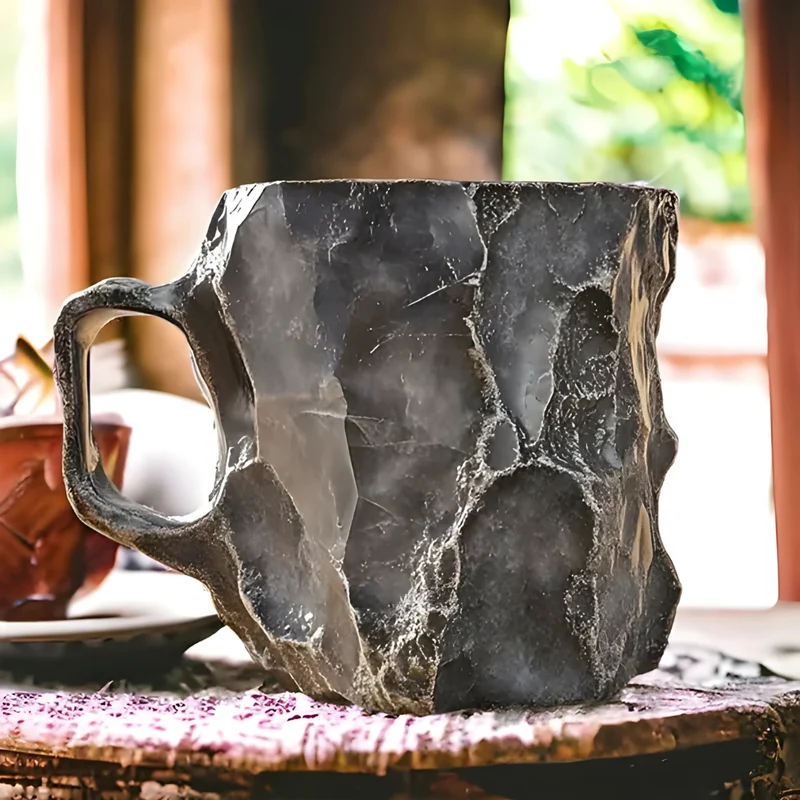 Krystaleffekt Kaffekrus i Keramik med Unikt Design
