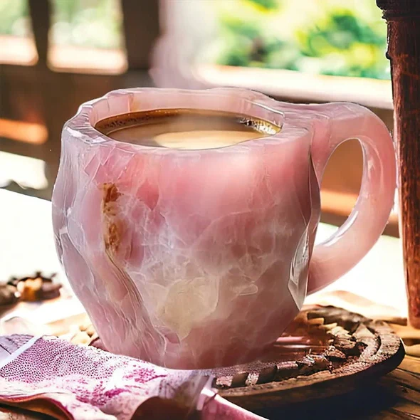 Krystaleffekt Kaffekrus i Keramik med Unikt Design