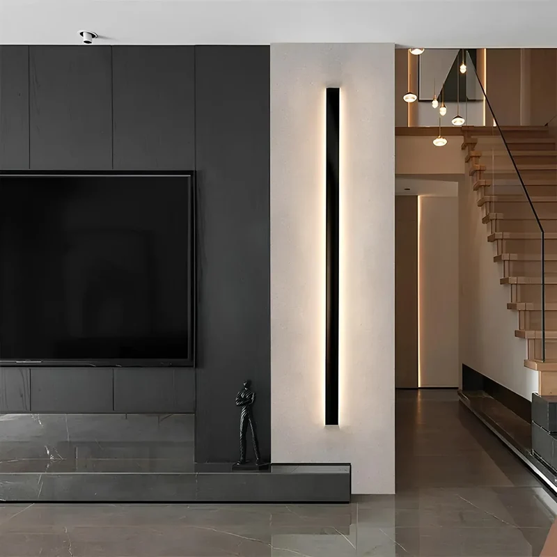 Elegant Udendørs Væglampe i Aluminium - Moderne LED Lys