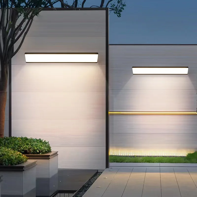 Energibesparende LED Udendørs Væglampe i Elegant Design
