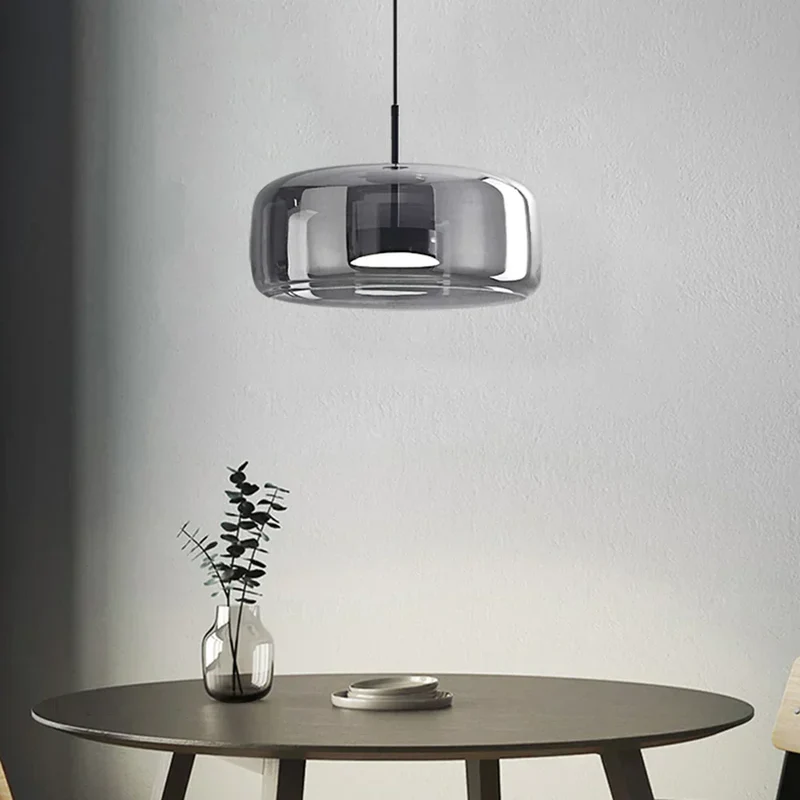 Moderne Glasloftslampe med LED - Stilfuld og Energibesparende