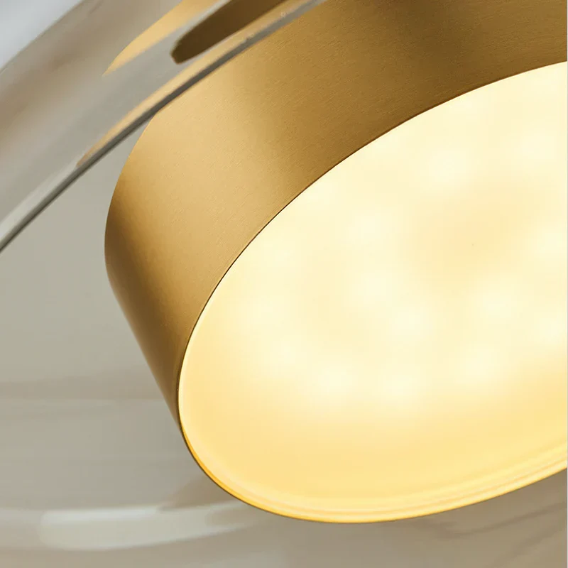 Moderne Glasloftslampe med LED - Stilfuld og Energibesparende