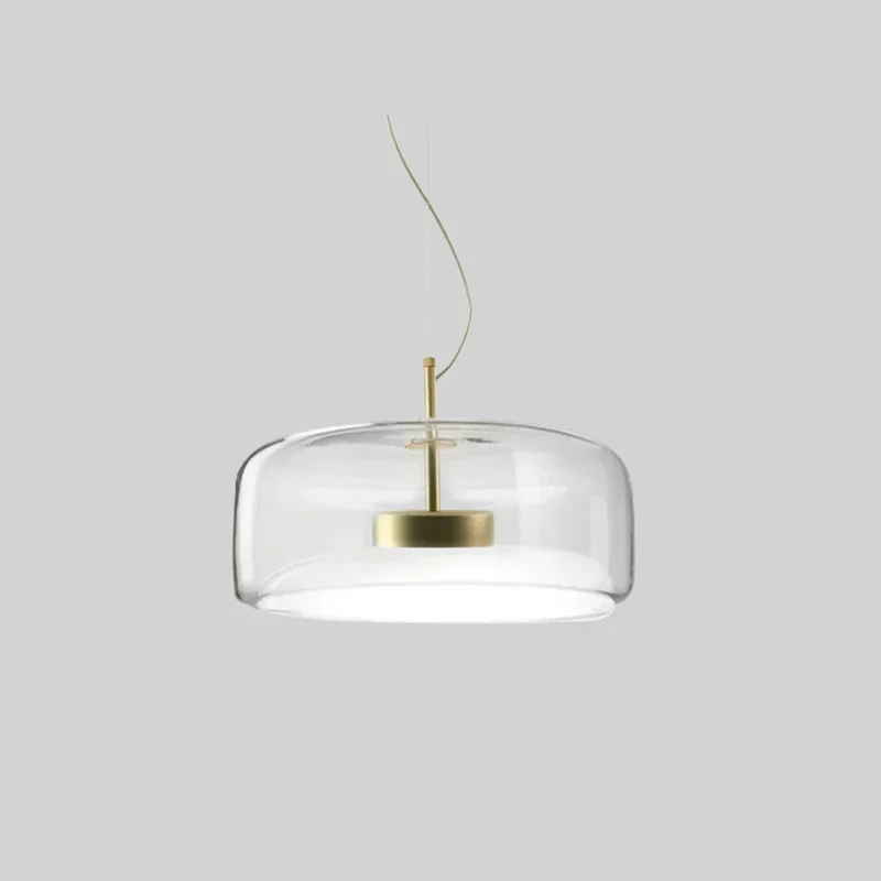 Moderne Glasloftslampe med LED - Stilfuld og Energibesparende
