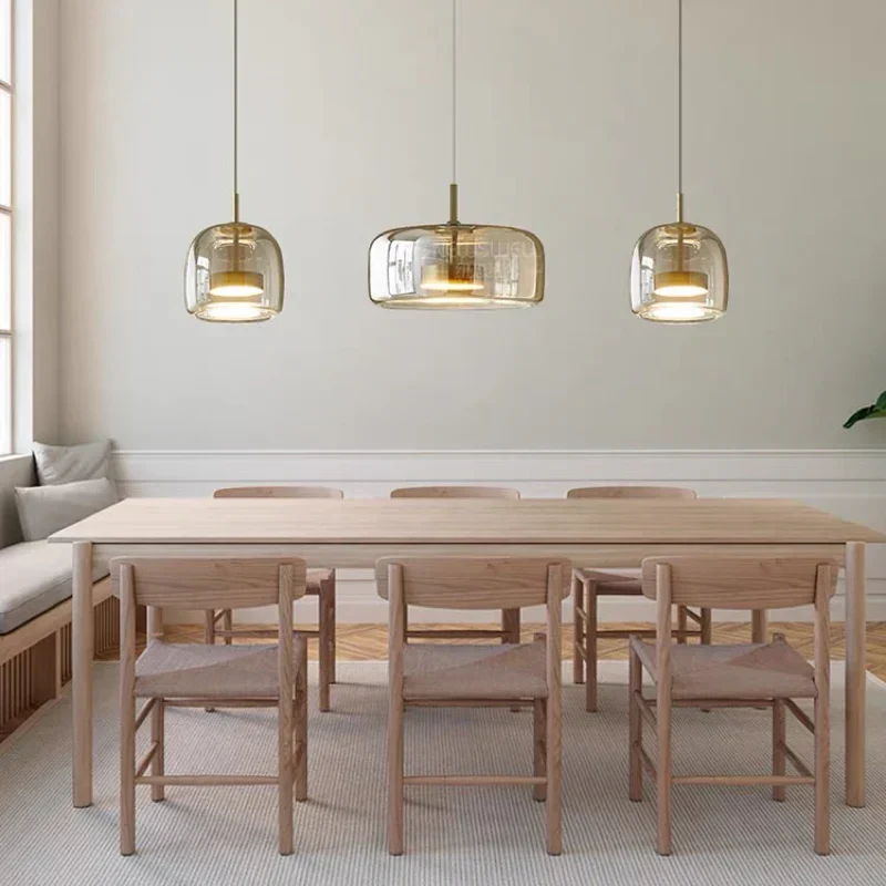 Moderne Glasloftslampe med LED - Stilfuld og Energibesparende