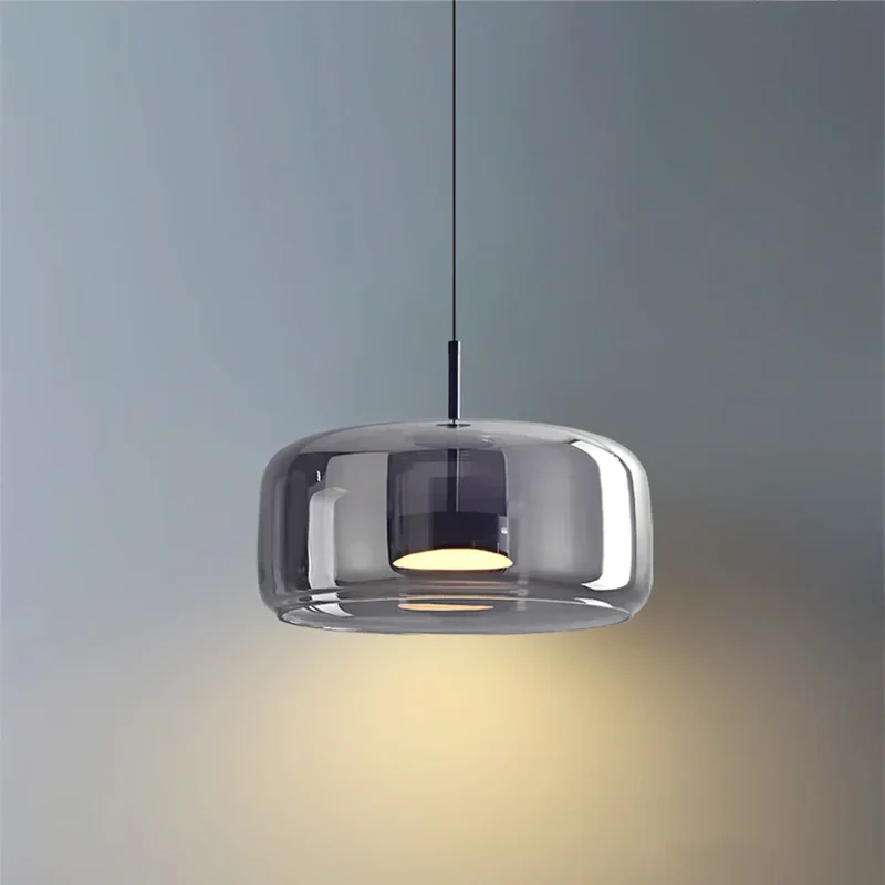 Moderne Glasloftslampe med LED - Stilfuld og Energibesparende