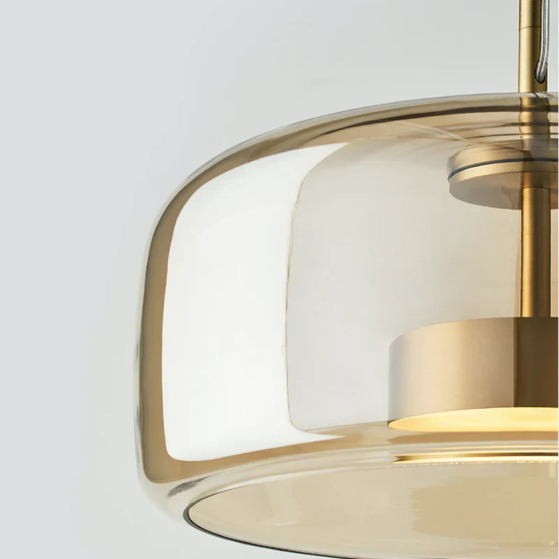 Moderne Glasloftslampe med LED - Stilfuld og Energibesparende
