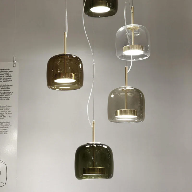 Moderne Glasloftslampe med LED - Stilfuld og Energibesparende