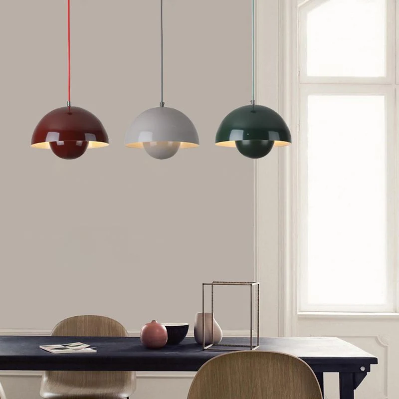 Nordisk Pendel Lampe med Justerbar Højde & Blødt Lys