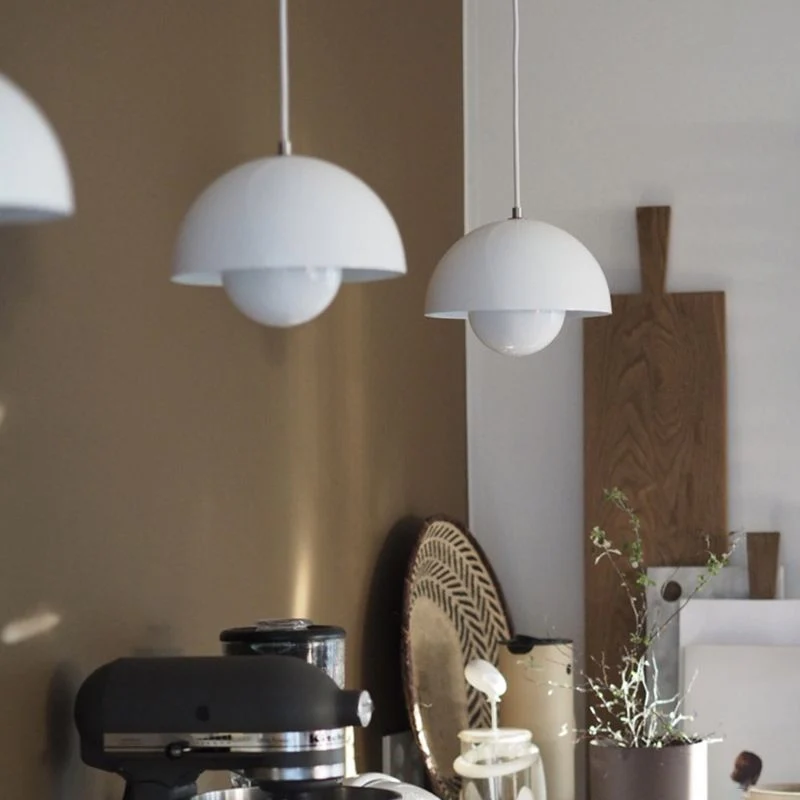 Nordisk Pendel Lampe med Justerbar Højde & Blødt Lys