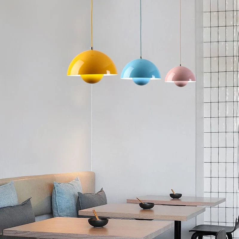 Nordisk Pendel Lampe med Justerbar Højde & Blødt Lys