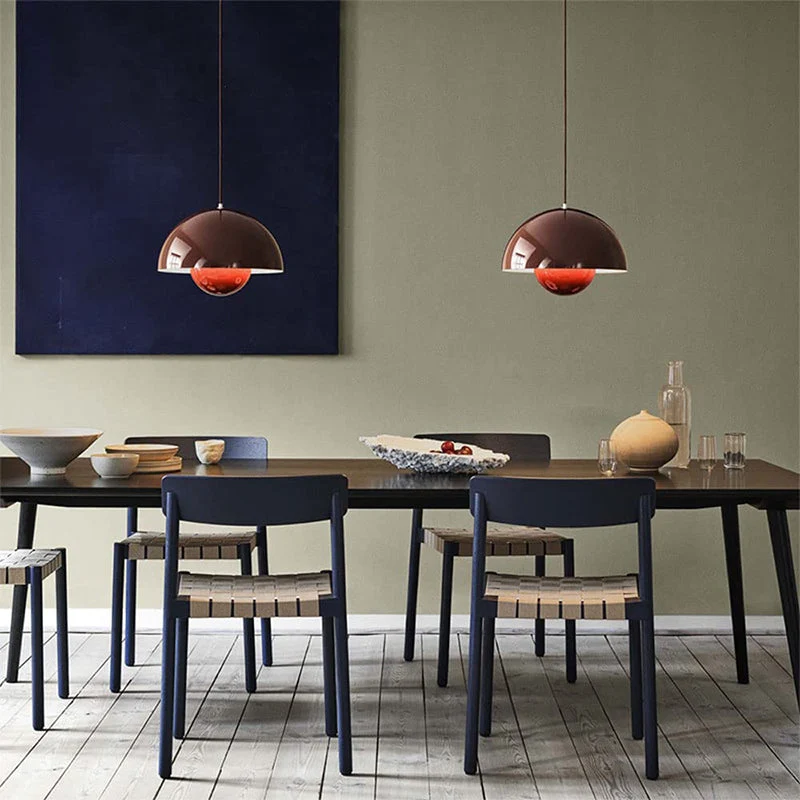Nordisk Pendel Lampe med Justerbar Højde & Blødt Lys