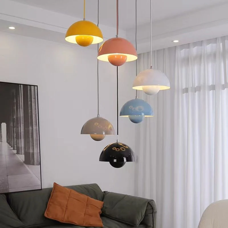 Nordisk Pendel Lampe med Justerbar Højde & Blødt Lys