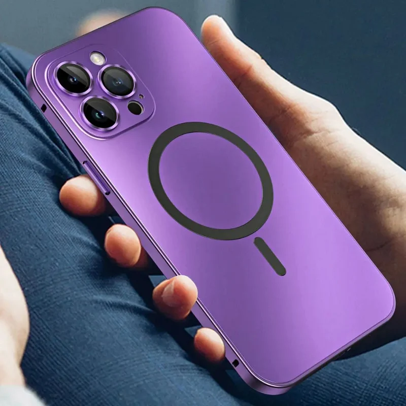 Magnetisk Mobilcover i Metal - Slank og Sikker Beskyttelse