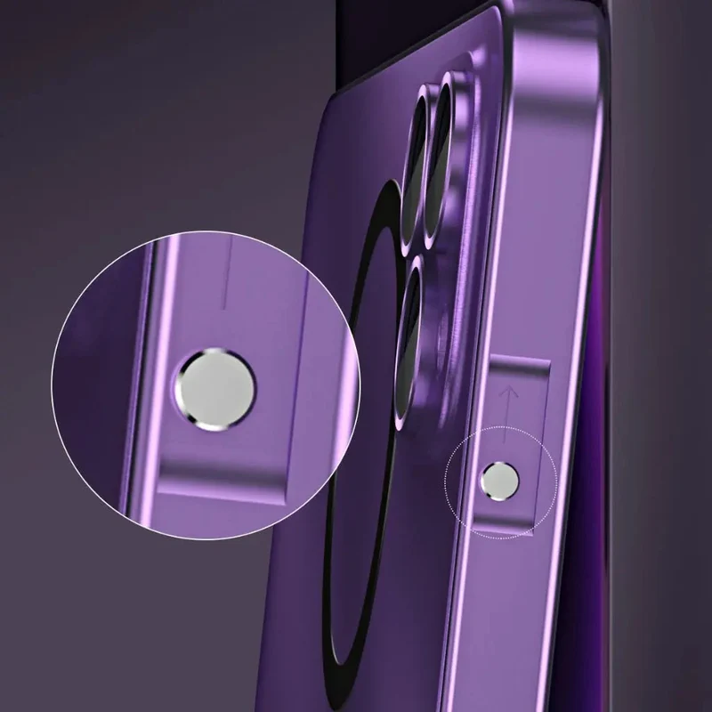 Magnetisk Mobilcover i Metal - Slank og Sikker Beskyttelse