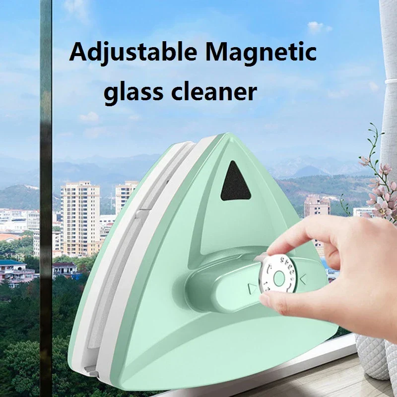 Magnetisk Dobbelt-Sidet Justerbar Vinduesrenser Gadgeten