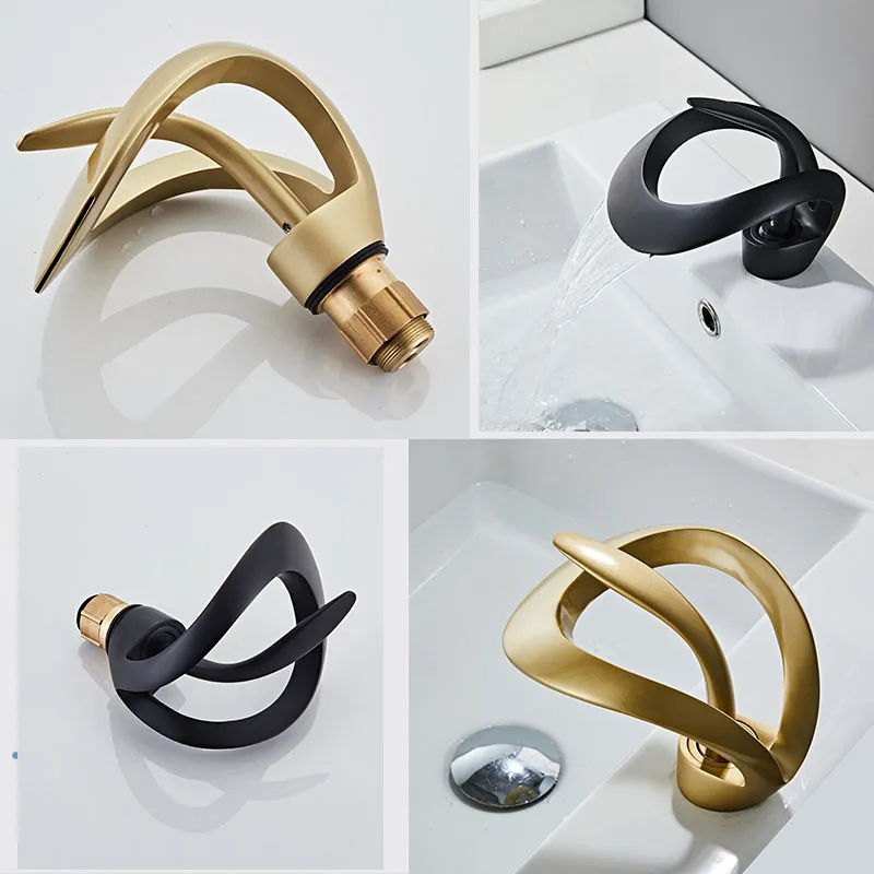 Moderne Kreativ Messing Vandfald Design Vandhane