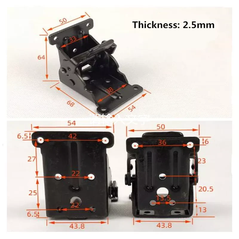 2Pcs Foldable Selv-Låsende Hængsler