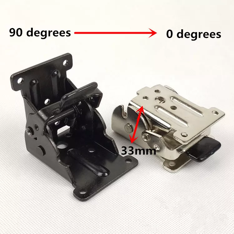 2Pcs Foldable Selv-Låsende Hængsler