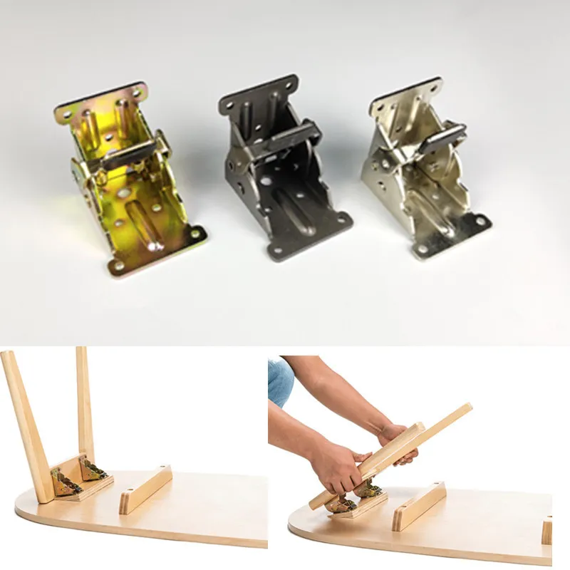 2Pcs Foldable Selv-Låsende Hængsler