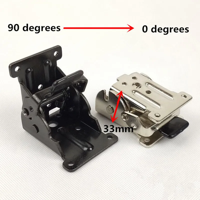 2Pcs Foldable Selv-Låsende Hængsler