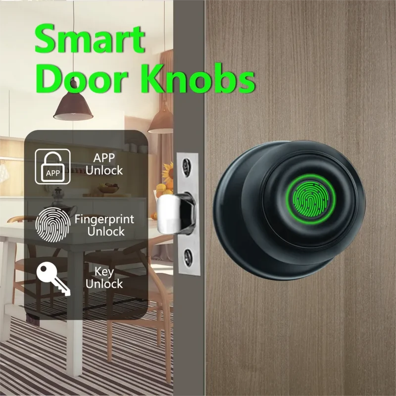 Touch Secure Fingerprint Smart Dørknap