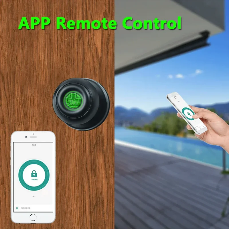 Touch Secure Fingerprint Smart Dørknap