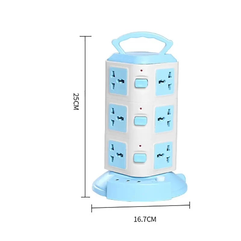 Tower Design Surge Protector Vertikal Strømstik