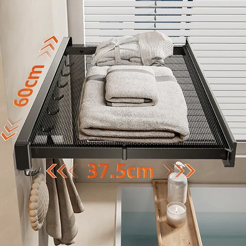 Ultra Suction Expandable Håndklæde Opbevarings Organizer Rack