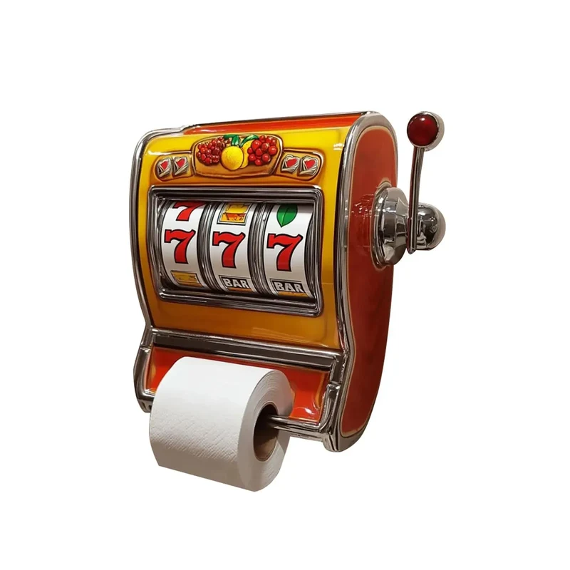 Slotmaskine toiletpapirholder