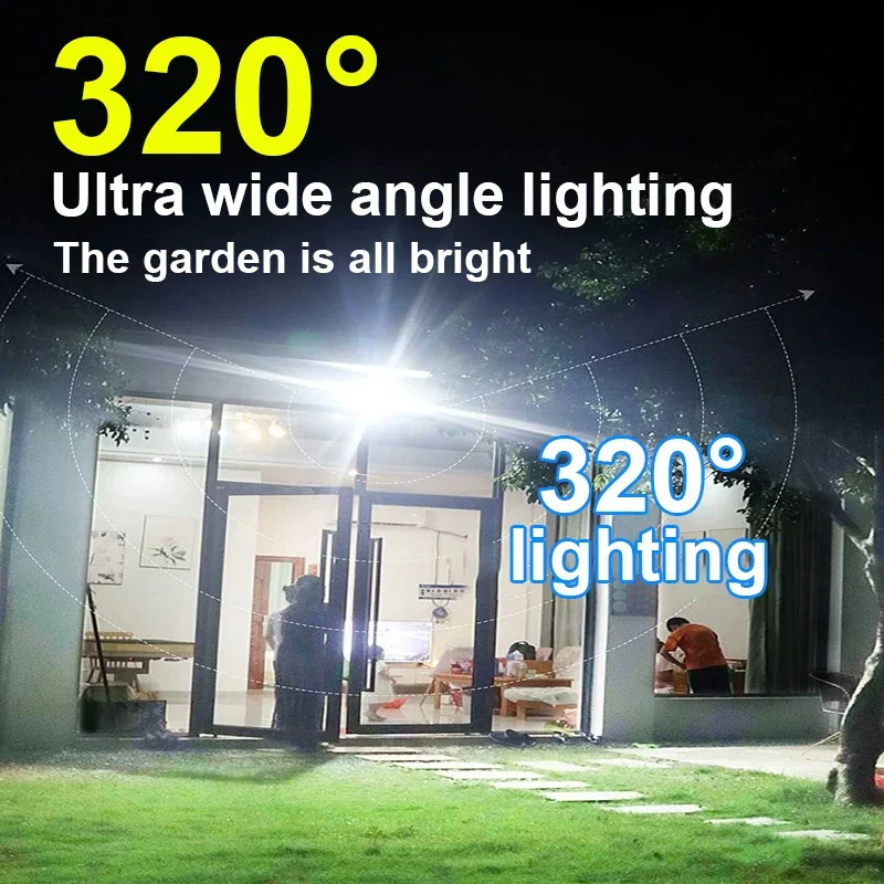 Motion Sense High Lumen Solar Udendørs Lampe