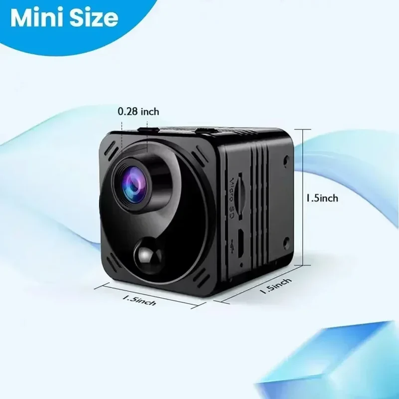 Mini Spy HD WiFi Bevægelsesdetektion Sikkerhedskamera