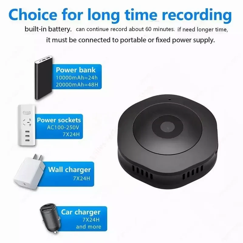 Ultra Mini Usynlig HD WiFi Skjult Kamera