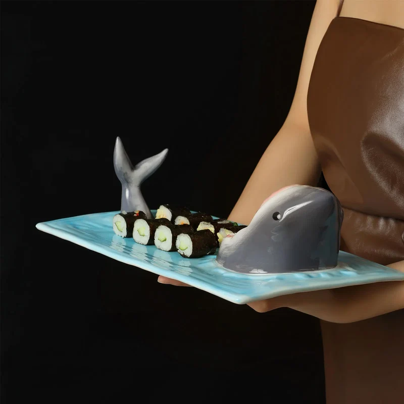 Shark Bite Sushi Serveringsfad